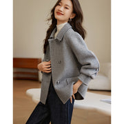 Women's Pineapple Wool Coat