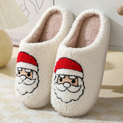 Women's Christmas Santa Claus Slippers | Cotton Winter House Shoes