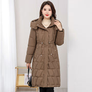 Plus Size Cotton-Padded Coat | Women's Winter Street Style Thick Jacket