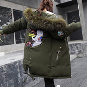 Women's Winter Puffer Coat | Plus Size Hooded Down Jacket