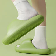 Unisex EVA Soft Bathroom Slippers | Candy Color Thick Sole Slides