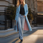 Women's Double-Breasted Winter Coat | Casual Warm Outerwear