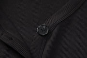 Women's Slim-Fit Blouse & Skirt Suit – Buttoned Long-Sleeve Set