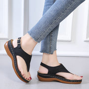 Women's Wedge Heel Flip Flop Sandals