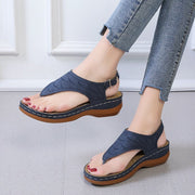 Women's Wedge Heel Flip Flop Sandals