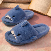 Women's Shark Slippers | Fluffy Winter House Shoes