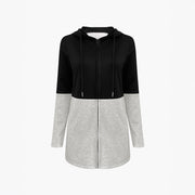 Women's Zip-Up Hooded Cardigan | Long Sleeve with Pockets