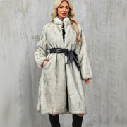 Women's Faux Fur Overknee Coat