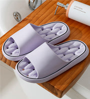 Unisex EVA Non-Slip Bathroom Slippers | Thick Sole Waterproof Slides
