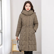 Plus Size Cotton-Padded Coat | Women's Winter Street Style Thick Jacket