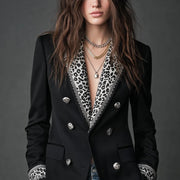 Women's Double-Breasted Casual Blazer | Autumn Winter Coat
