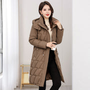 Plus Size Cotton-Padded Coat | Women's Winter Street Style Thick Jacket