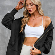 Women's Solid Color Long Sleeve Coat