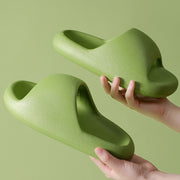 Unisex EVA Soft Bathroom Slippers | Candy Color Thick Sole Slides