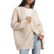 Women's Solid Color Cardigan Sweater | Casual Knit Layering Top