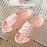 Women's Cute Cat Slippers | Thick Platform Non-Slip Slides