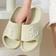 Women's Cute Cat Slippers | Thick Platform Non-Slip Slides