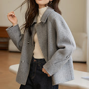 Women's Pineapple Wool Coat