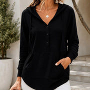 Women's Lightweight Polyester Hoodie | Casual Pullover Sweatshirt