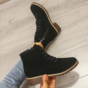 Women's Round Toe Martin Boots | British Style Short Boots