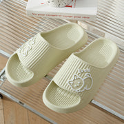 Women's Cute Cat Slippers | Thick Platform Non-Slip Slides