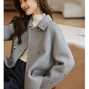 Women's Pineapple Wool Coat