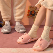Women's Shark Slippers | Fluffy Winter House Shoes