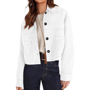 Women's Faux Suede Short Jacket | Lightweight Outerwear