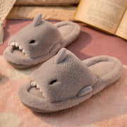 Women's Shark Slippers | Fluffy Winter House Shoes