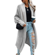 Women's Batwing Sleeve Long Cardigan, Knit Sweater Coat – Casual