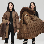 Thickened Down Cotton Coat | Women's Loose Warm Winter Jacket