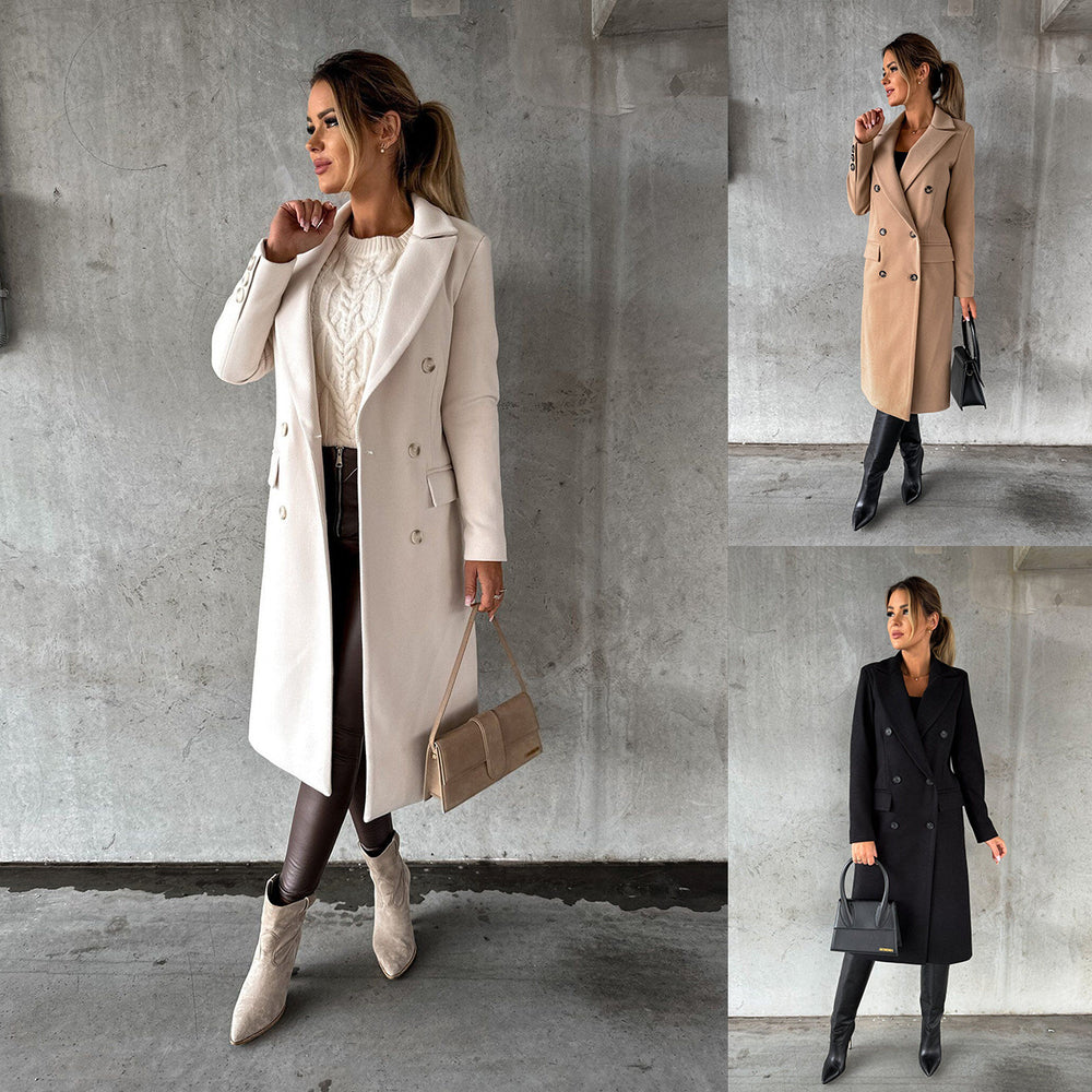Women's Fashion Casual Woolen Coat | Winter Outerwear