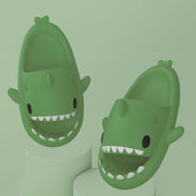 Women's Cartoon Shark Slippers | Cute Soft Indoor Outdoor Slides