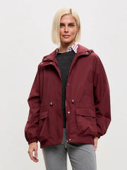 Women's Hooded Waterproof Outdoor Jacket | Mountaineering Coat