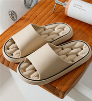 Unisex EVA Non-Slip Bathroom Slippers | Thick Sole Waterproof Slides