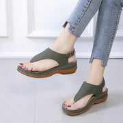 Women's Wedge Heel Flip Flop Sandals