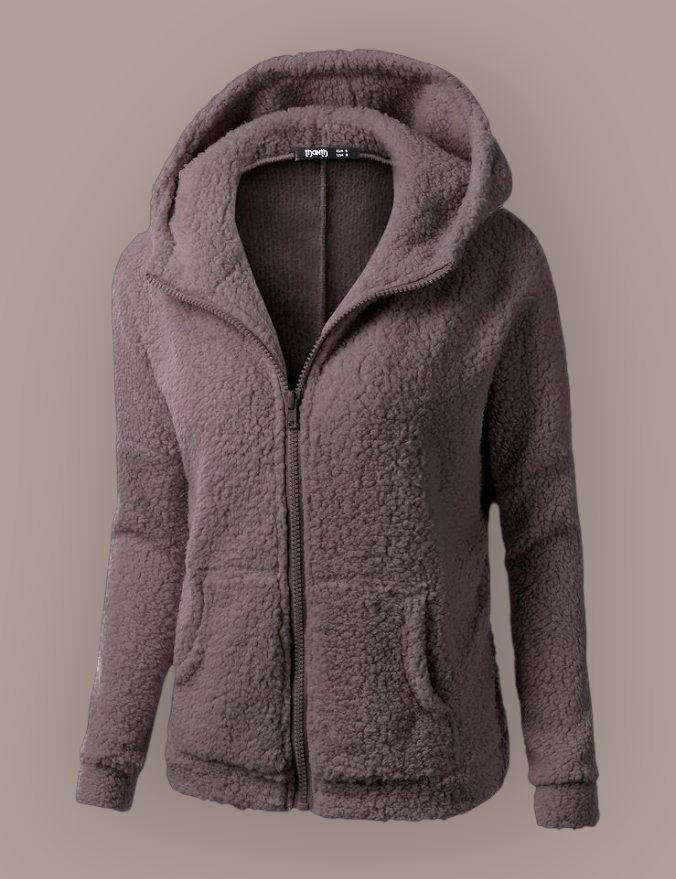 Women's Hooded Jacket | Cozy Winter Layering Top