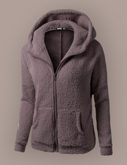 Women's Hooded Jacket | Cozy Winter Layering Top