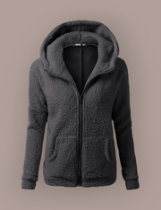Women's Hooded Jacket | Cozy Winter Layering Top
