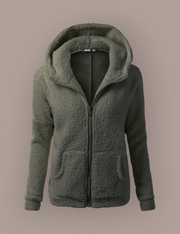 Women's Hooded Jacket | Cozy Winter Layering Top